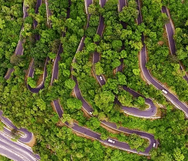 Zoomed Road
